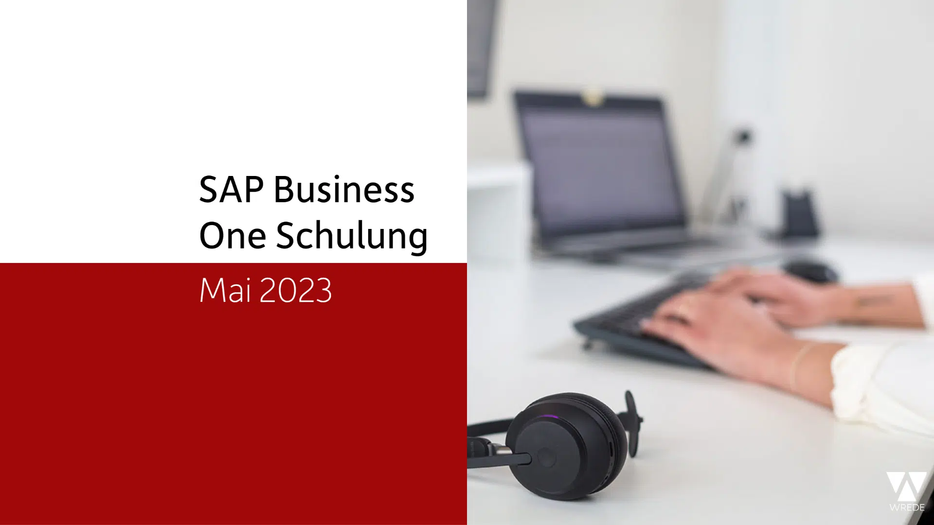 Aktuelles SAP B1 Schulungen Mai 2023 Wrede GmbH