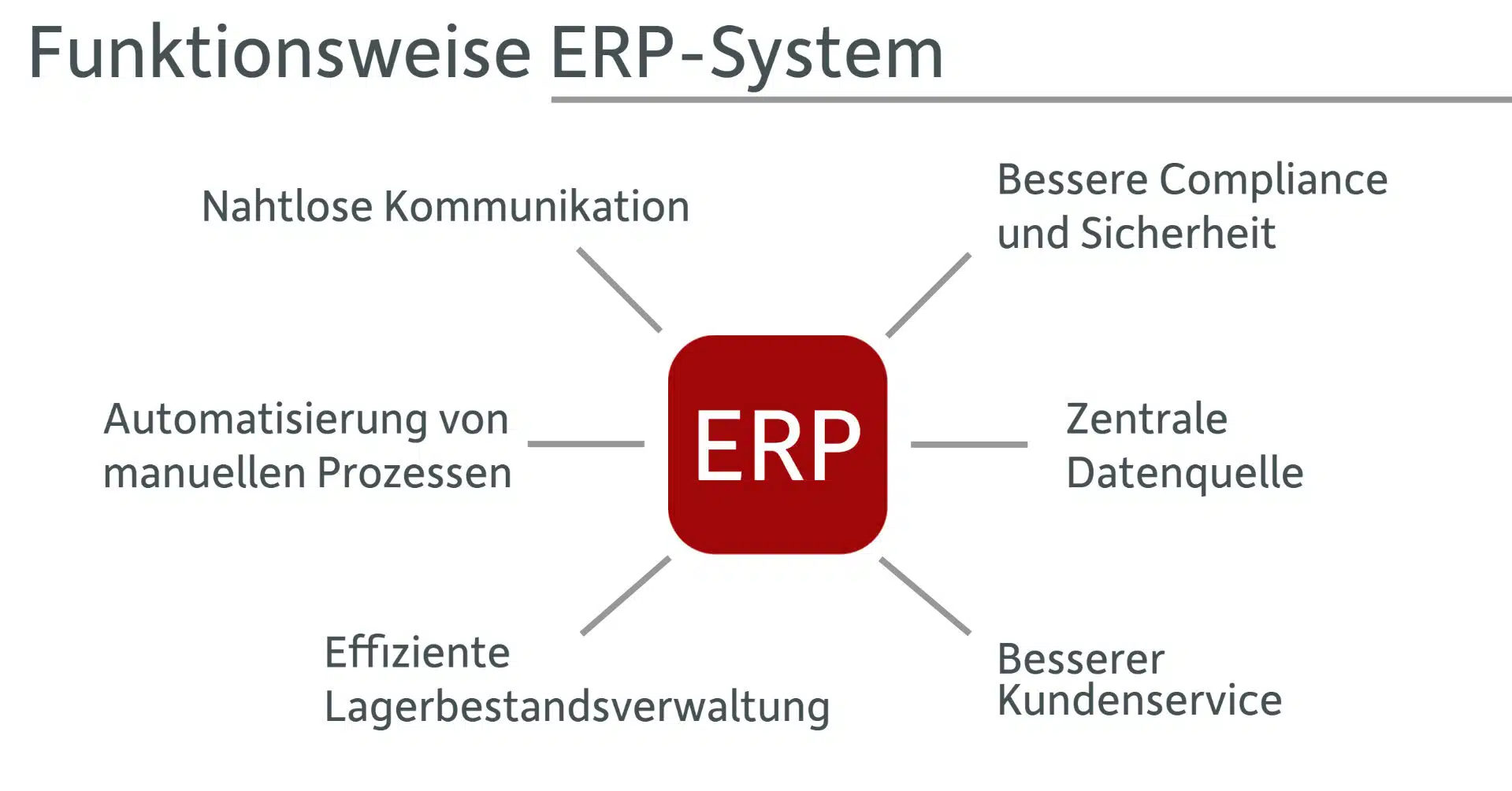Funktionsweise von ERP-Systemen