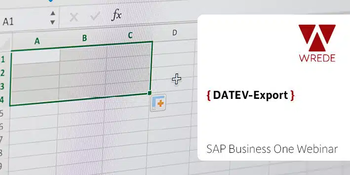 DATEV Export Schulung SAP Business One SBO