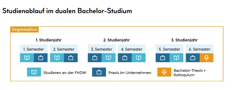 Duales Studium Studienablauf FHDW Wrede GmbH